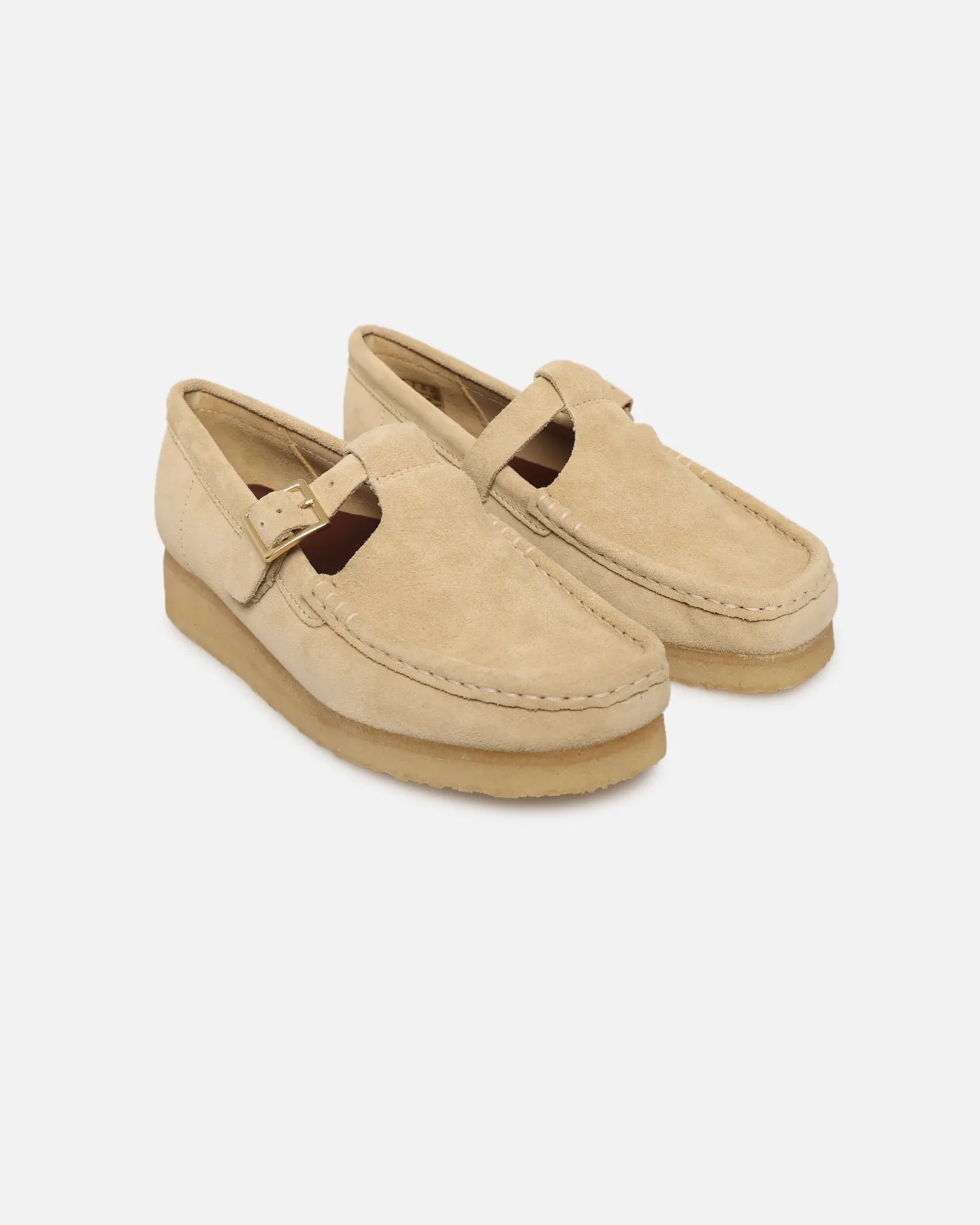 Clarks Originals Women's Wallabee T-Bar Maple Bright