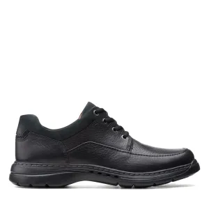 most formal Clarks Un Brawley Lace-up Leather Shoe - Black 26151336
