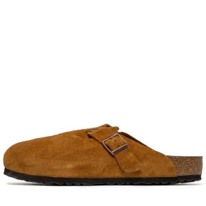 Wear Anywhere Vacation Trip Birkenstock Boston Soft Footbed Suede - Mink