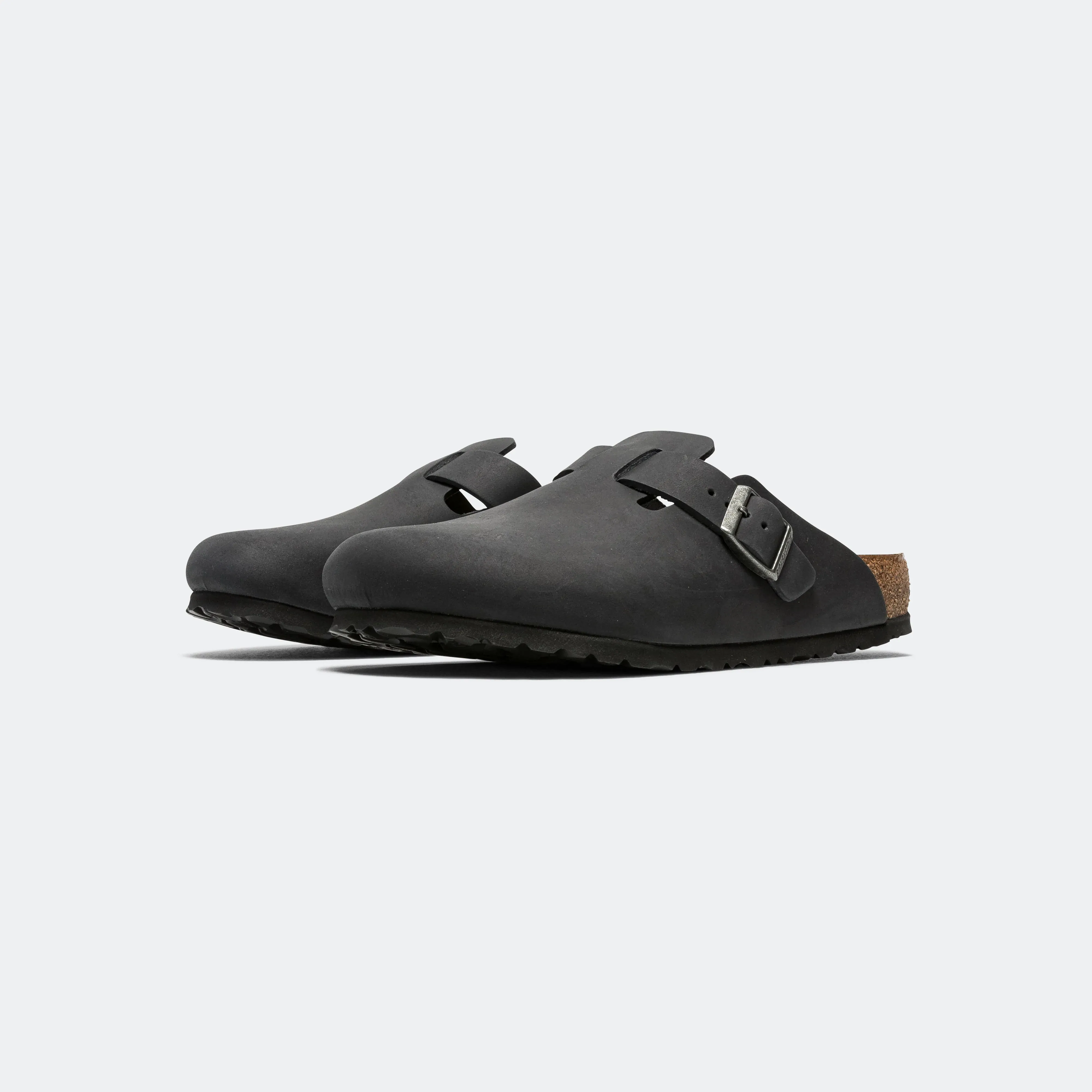 Boston - Black Oiled Leather Elegant