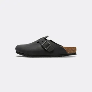 Trendy Footwear Boston - Black Oiled Leather