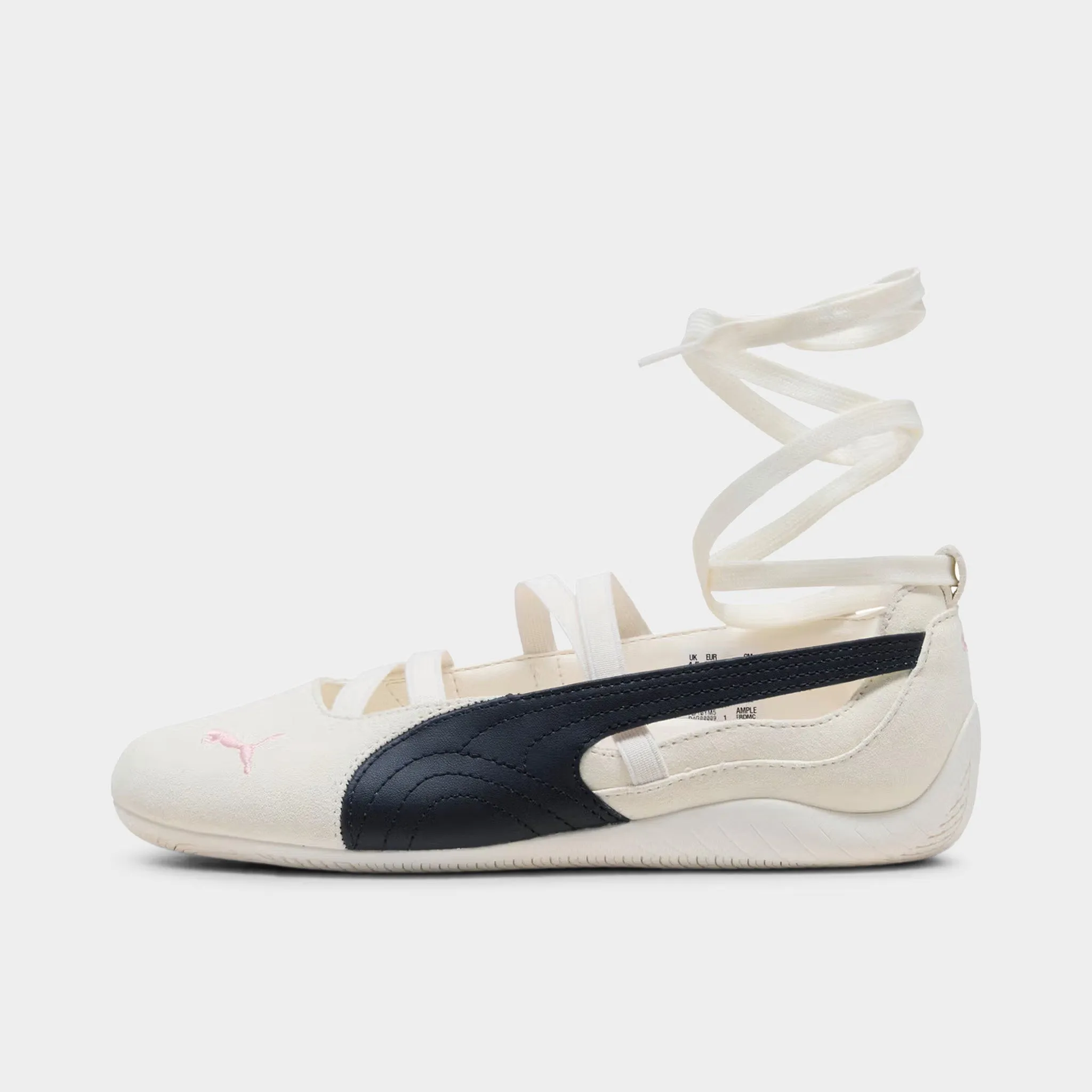 Velcro Design Puma x Ros?? Speedcat Ballet Warm White / Black - Frosty Pink