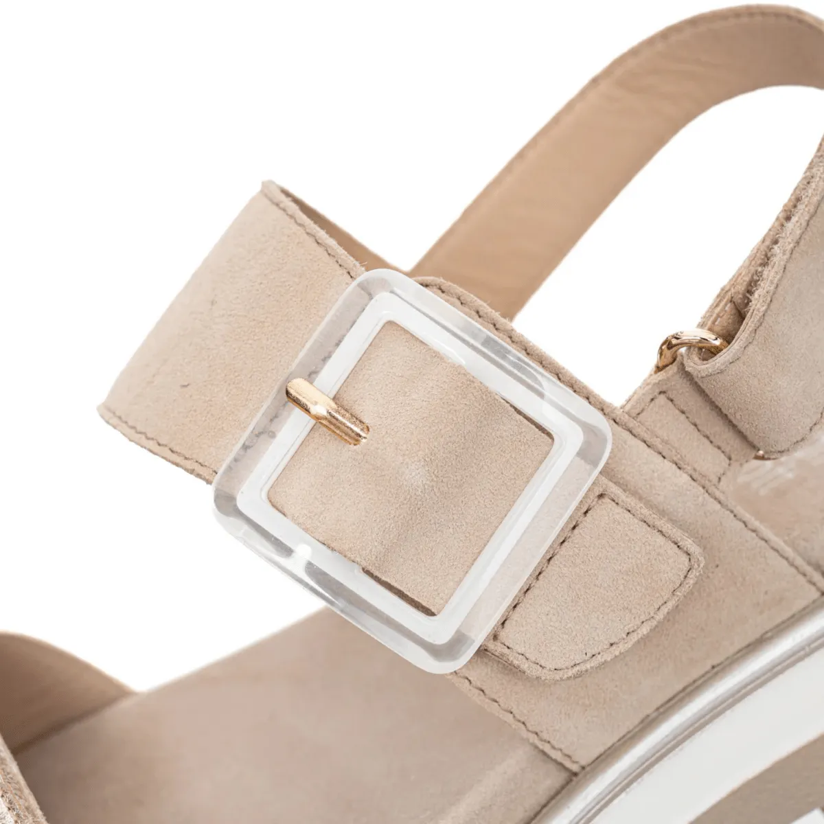 Elastic Material Union Pair Ara Women's Marbella Sand Metallic Leather