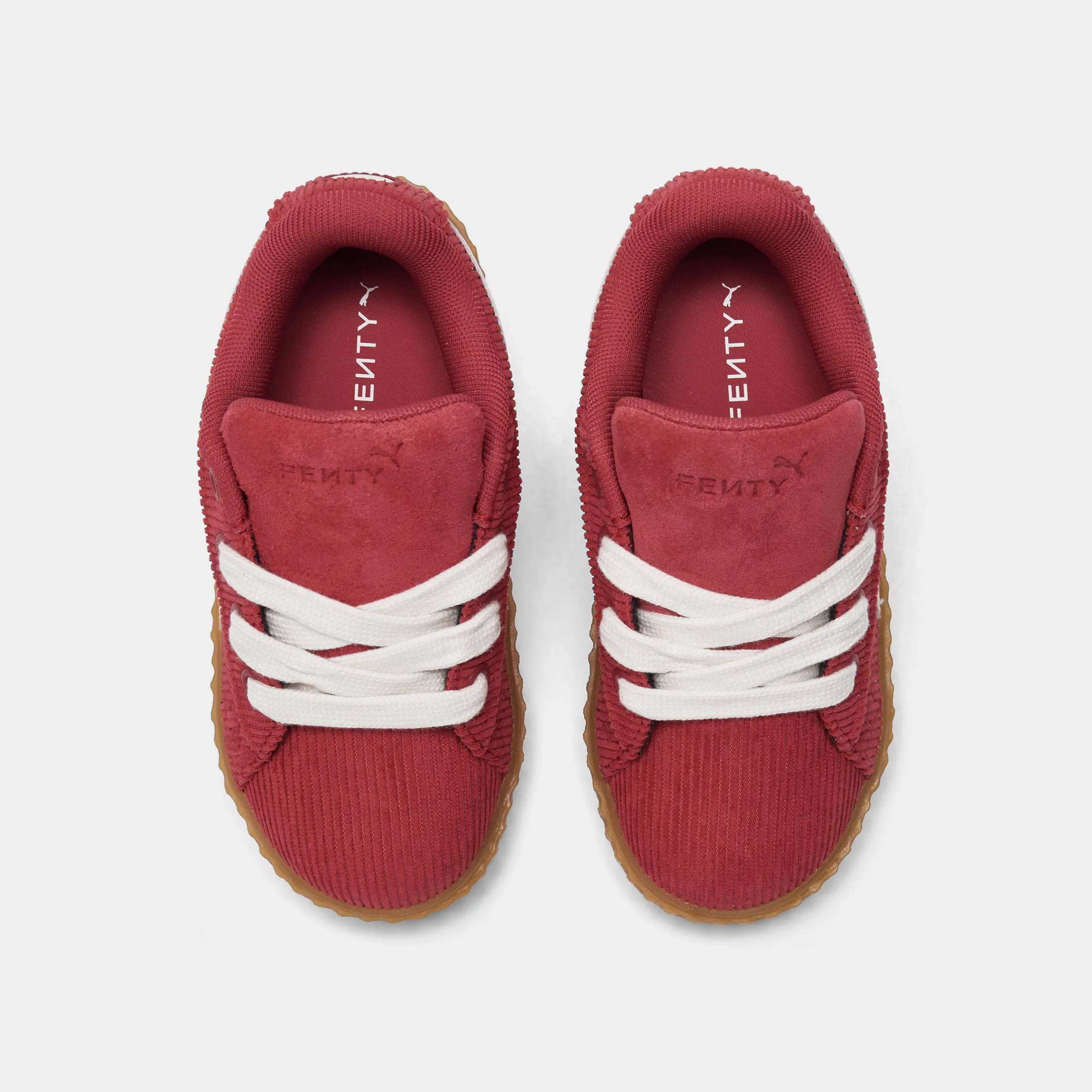 PUMA x FENTY Toddlers' Creeper Phatty Corduroy / Club Red Comfort Wedge Runway Glow