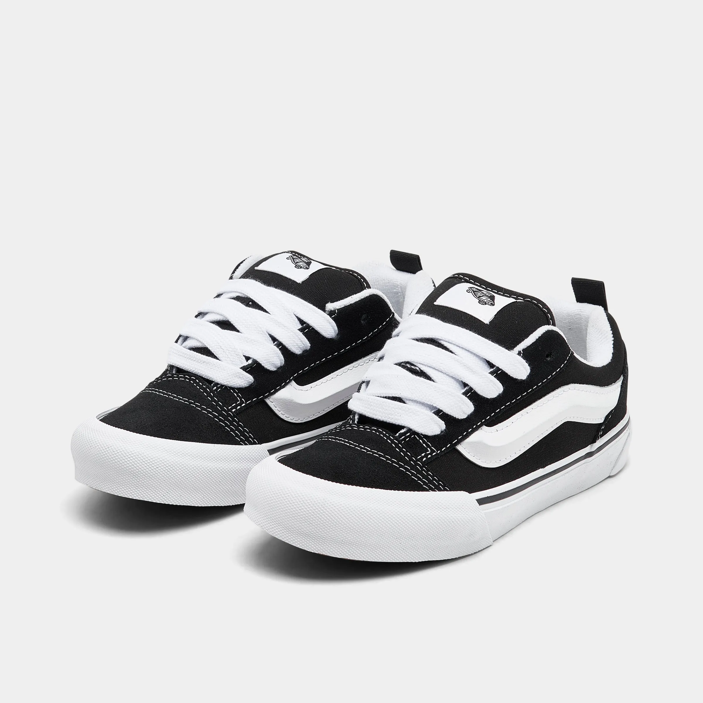 Vans Children's Knu Skool Black / White Street Walk Air Comfort