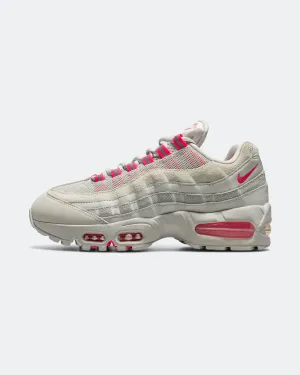 Zero Gravity Engineering Multi Directional Flex Grooves Womens Air Max 95 Big Bubble - Vast Grey/Hyper Pink-Pure Platinum