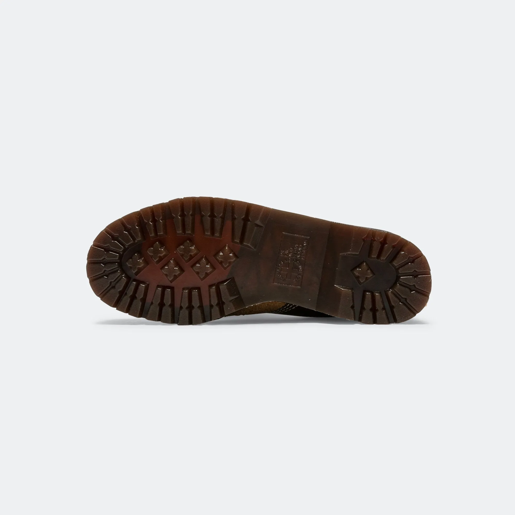 Recycled fabric Comfort Lowell Shoe - Dark Brown/Light Tan