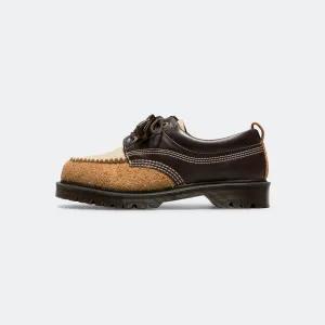 Sustainable Production Methods Lowell Shoe - Dark Brown/Light Tan