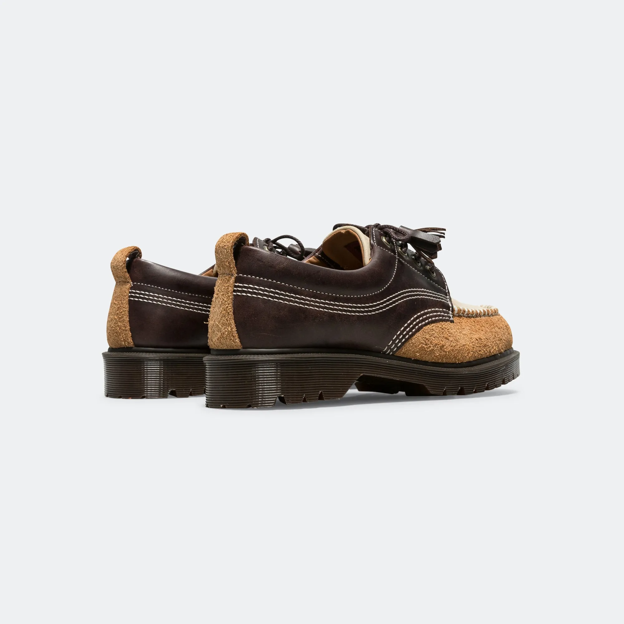 Lowell Shoe - Dark Brown/Light Tan Secure Lace System