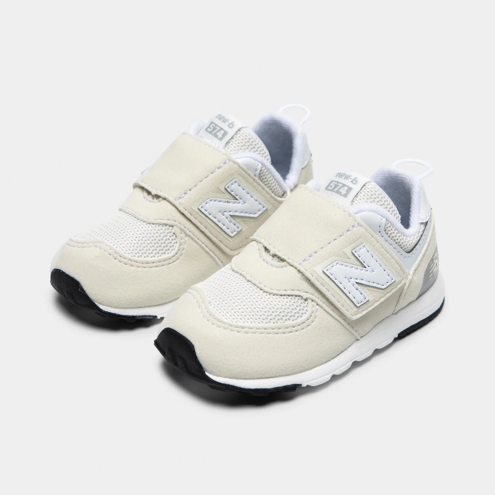 New Balance Infants' 574 Nimbus Cloud / White Fashion Glow Clean White