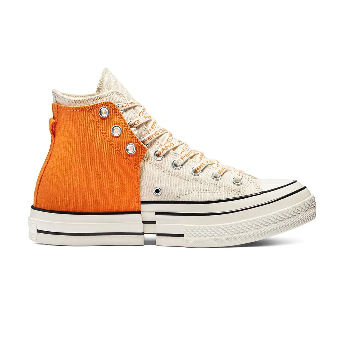 Red Glow Agile Path   Feng Chen Wang 2-in-1 Chuck 70 Hi 'Persimmon Orange'