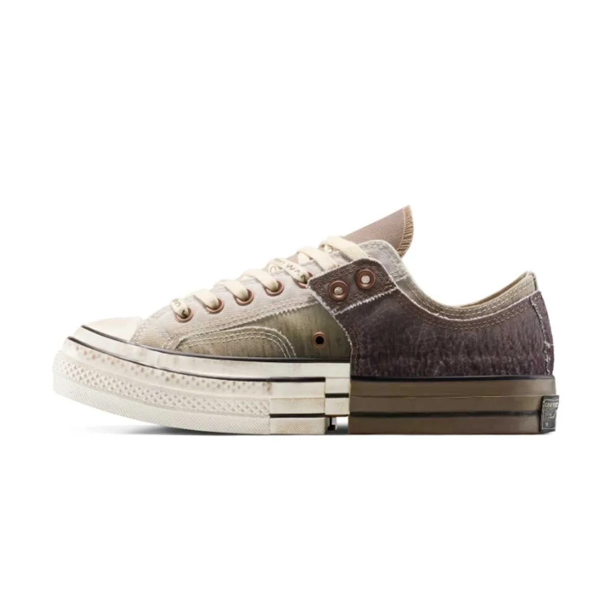 Fitted Design   Feng Chen Wang 2-in-1 Chuck 70 Low Top 'Brown Egret'