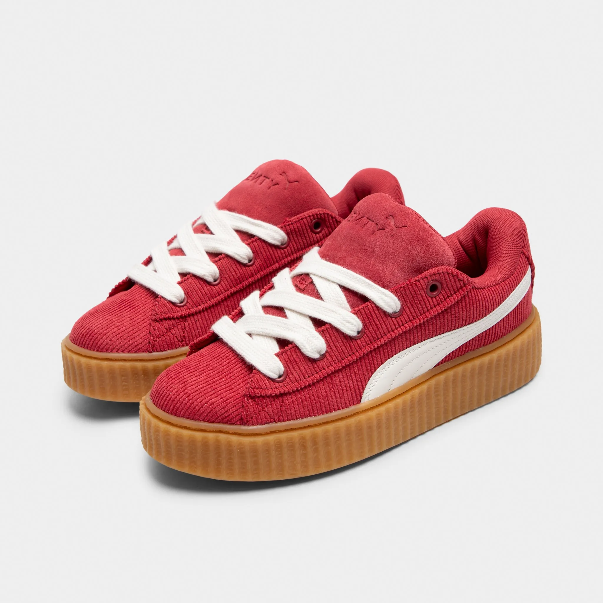 FENTY x PUMA Women's Creeper Phatty Corduroy Club Red / Warm Soul Walk Hot Mood