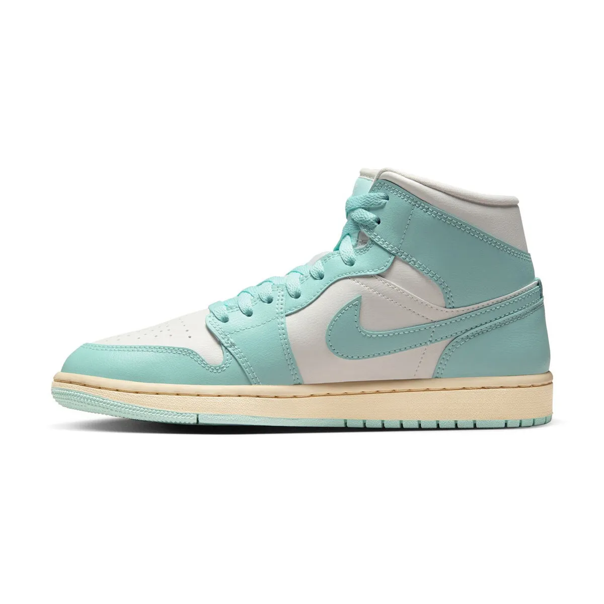 Wmns Air Jordan 1 Mid 'Light Dew Muslin' futuristic