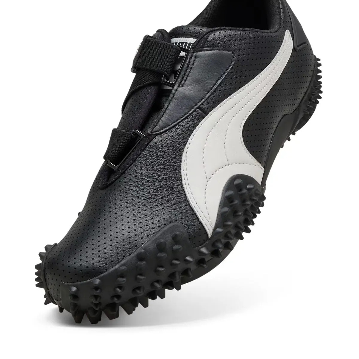 Durable Construction High Top Mostro Perforated 'Puma Black White'