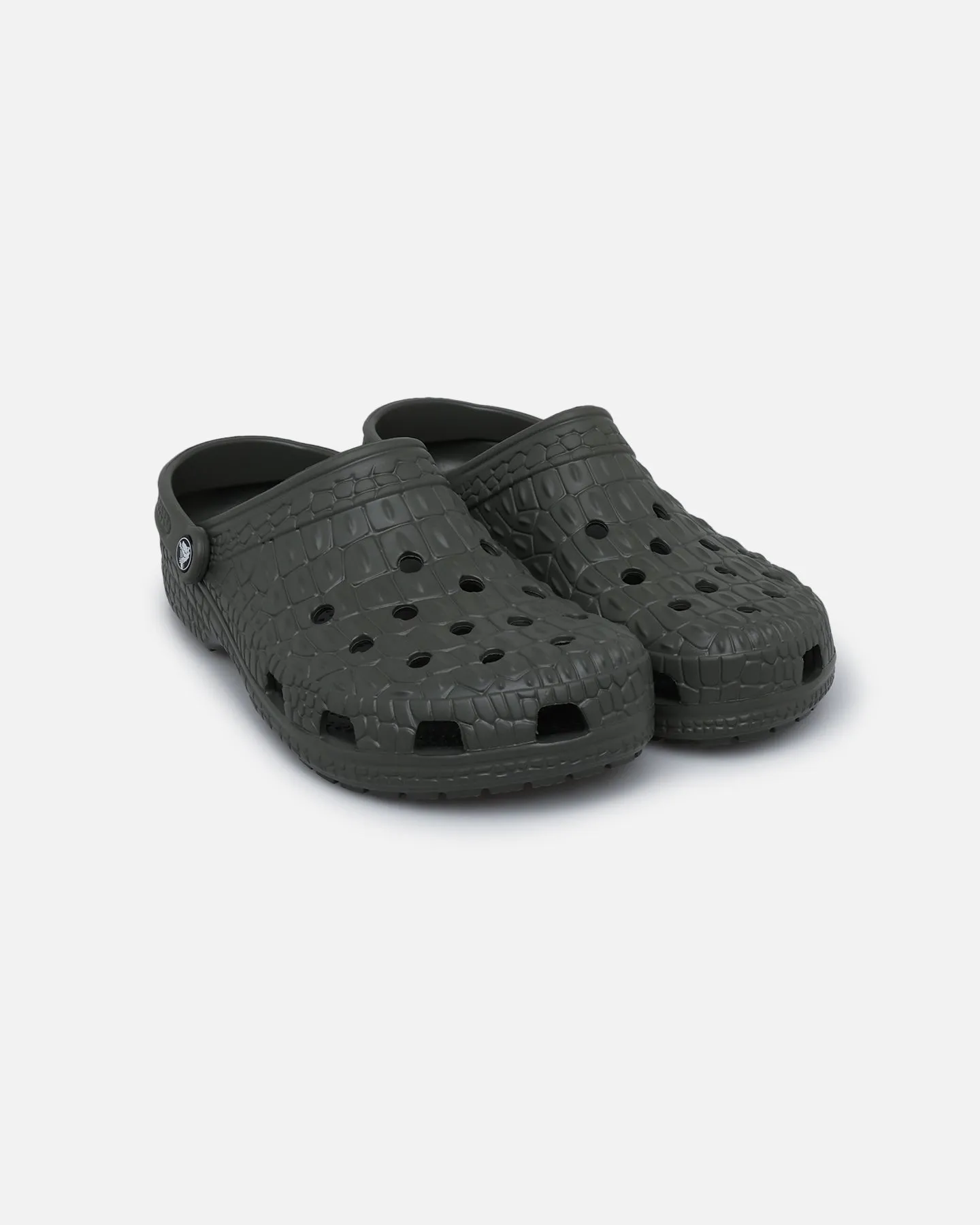 Soft Move Flexible Sole Crocs Classic Crocskin Clog Dusty Olive