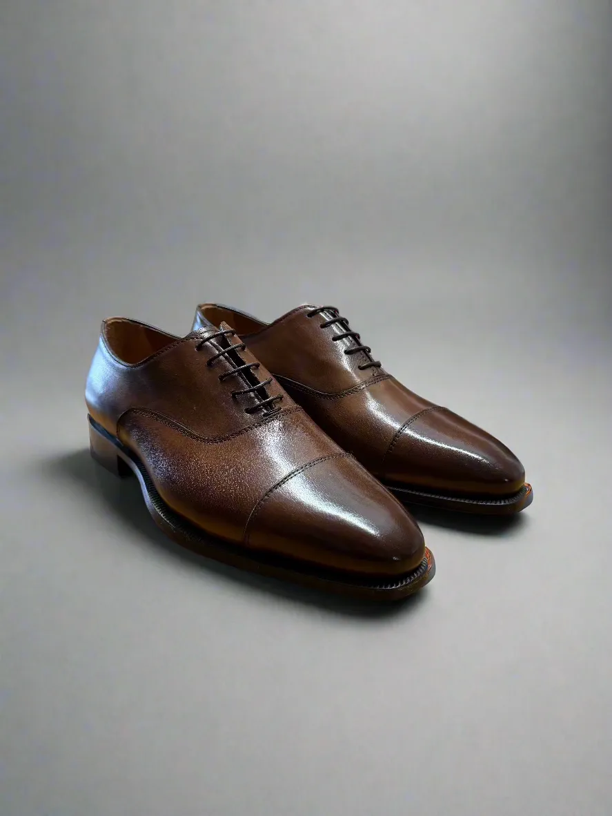 Flecs Bufalo Cuoio Dress Shoe - A415 Endurance Patterned