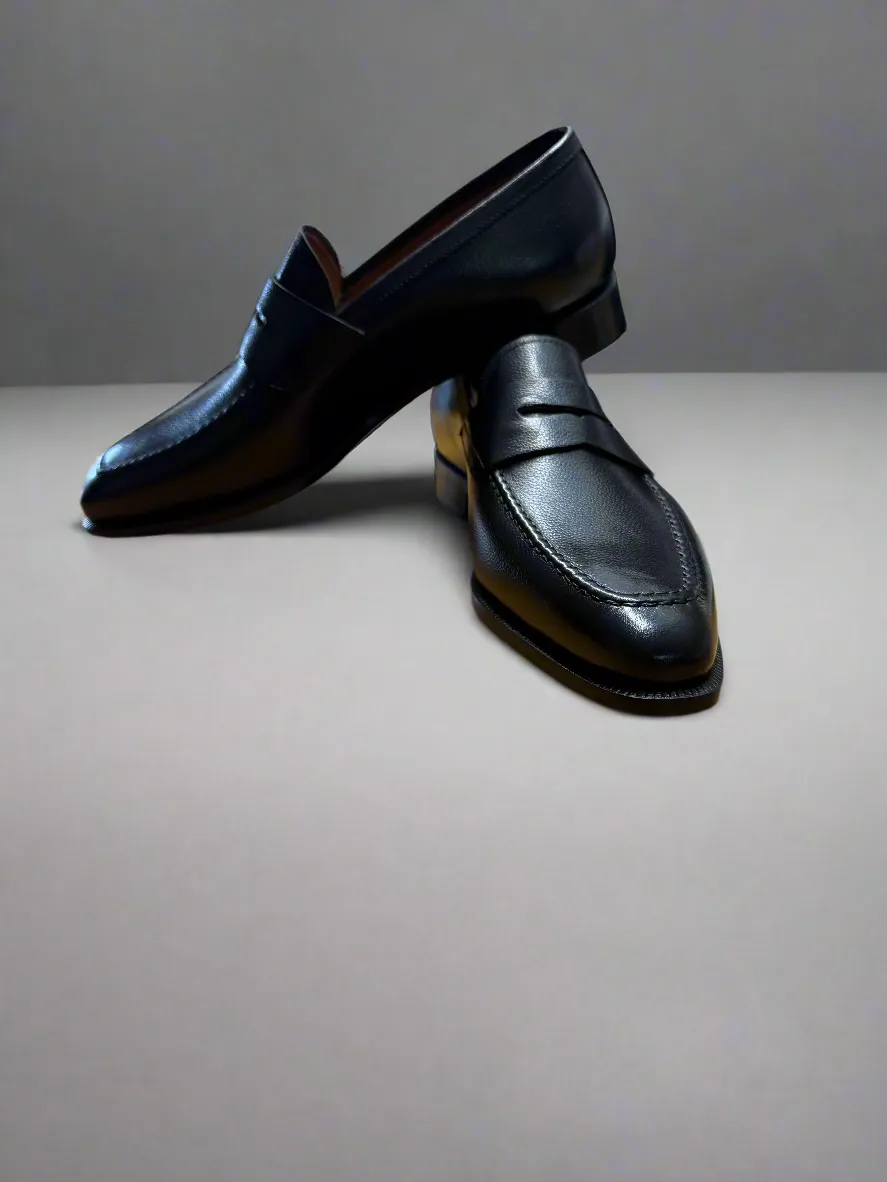 Flecs Lille Nero Italian Slip On Dress Shoe - A405 Padded materials