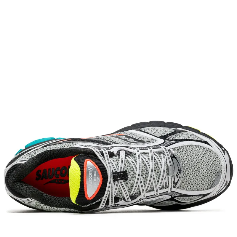 Seamless Toe Box Durable Comfort Saucony Progrid Guide 7 - White/Teal
