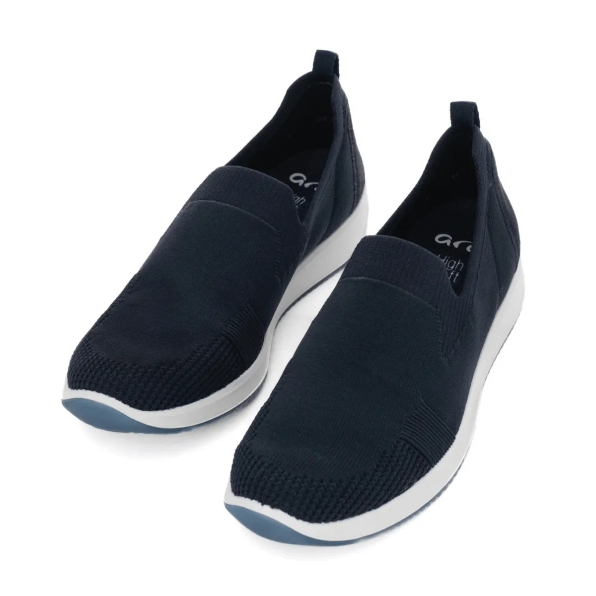 Ara Women's Leena 3 Navy Woven Fabric ergonomic weekend stroll