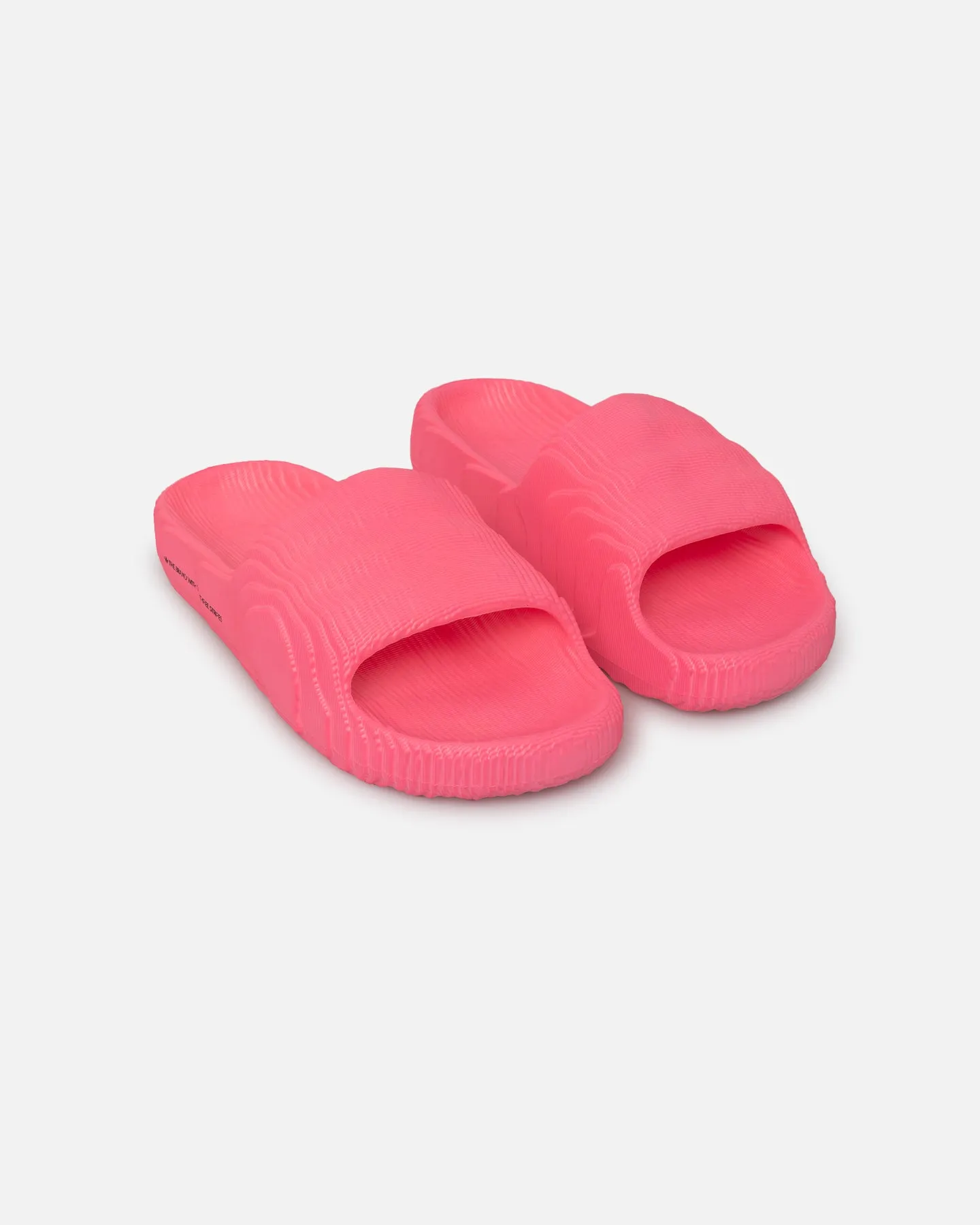 Adidas Adilette 22 Pink Rubber Outsole