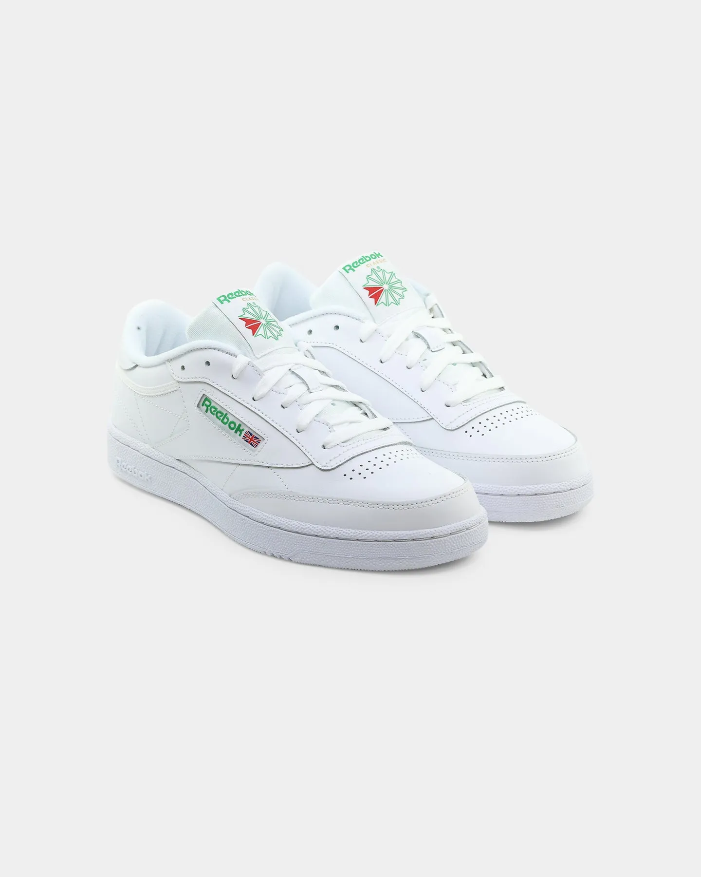 Reebok Club C 85 White/Green Freeze Grip