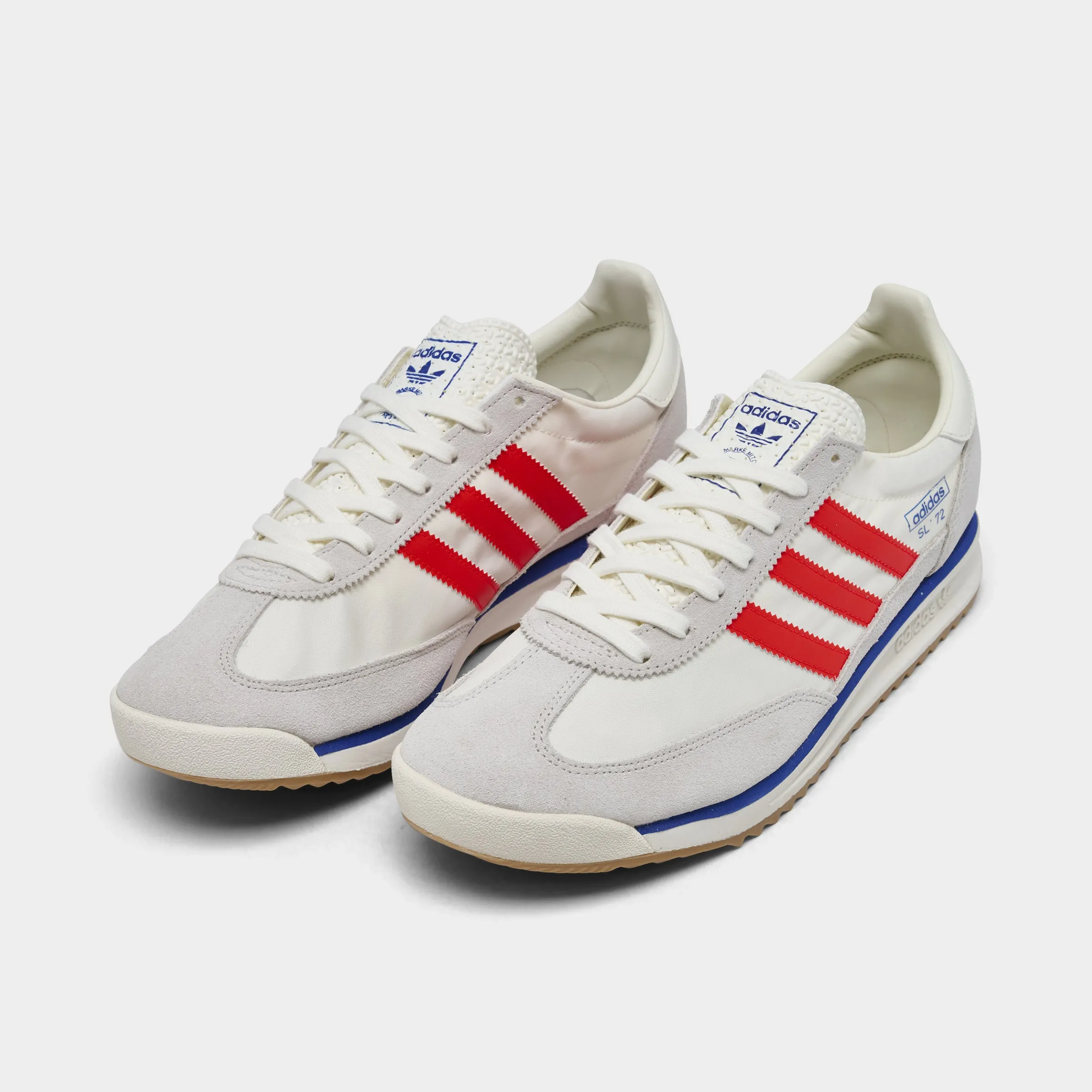 School friendly adidas SL 72 RS White / Red - Blue