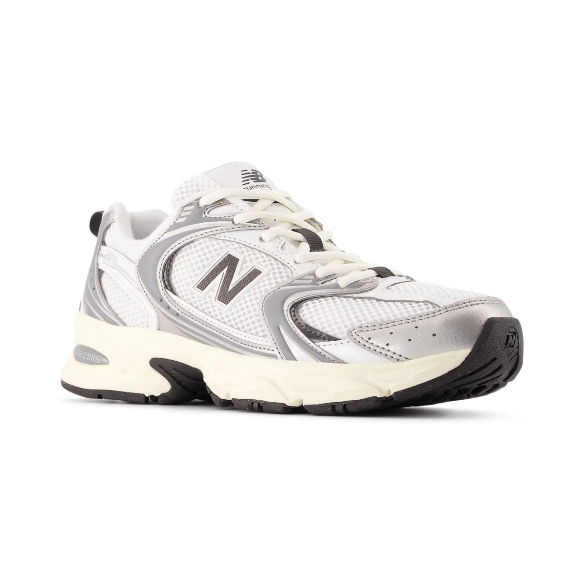 New Balance Men's U530ESA Silver Metallic/Black Cement Sports fan