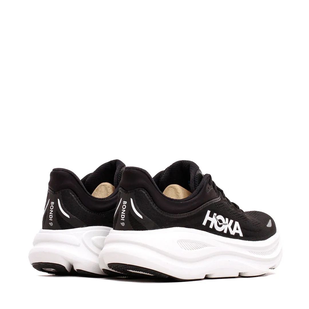 Traditional Hoka One One Men Bondi 9 Black White 1162011-BWHT