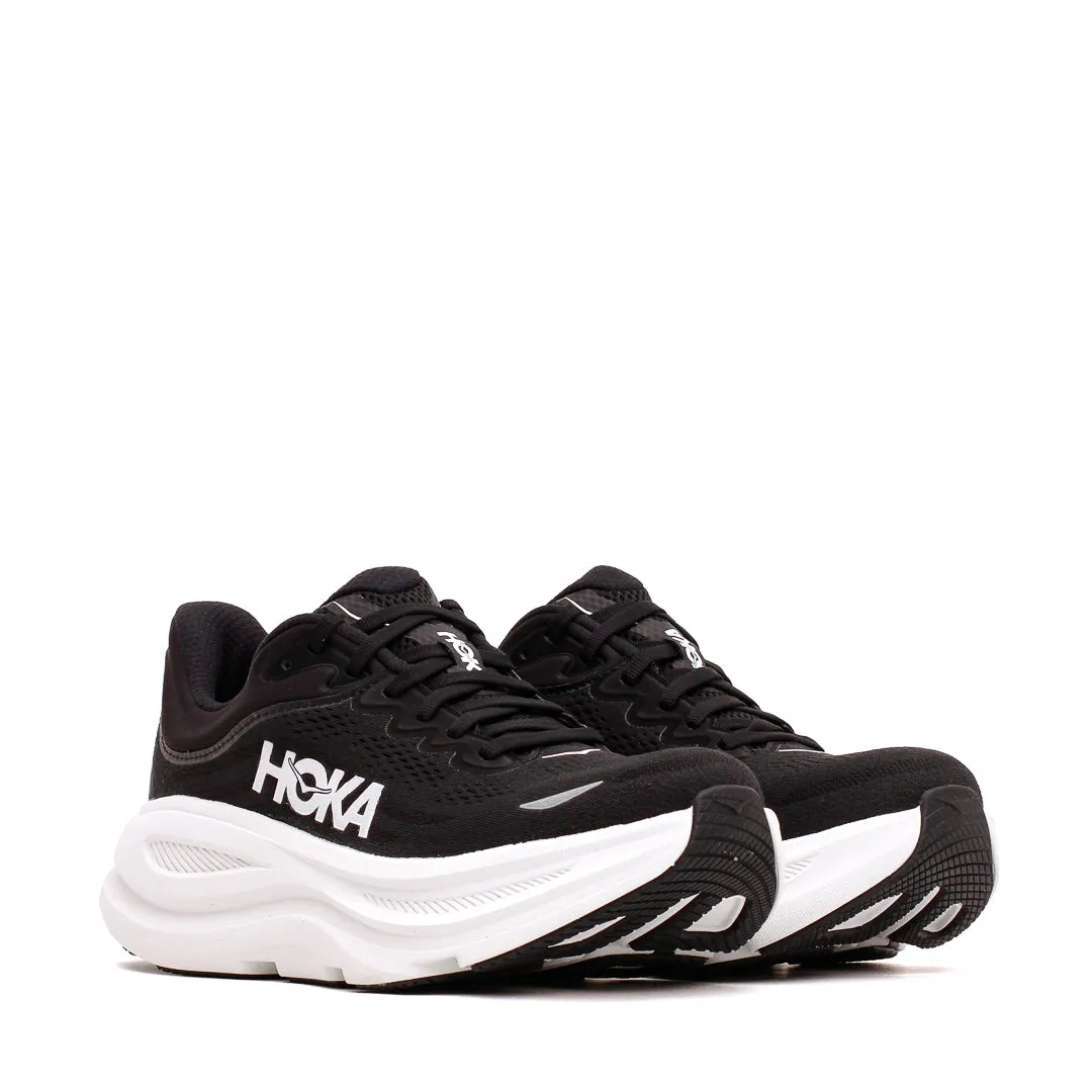 Motion Freedom foam insole shoes Hoka One One Men Bondi 9 Black White 1162011-BWHT