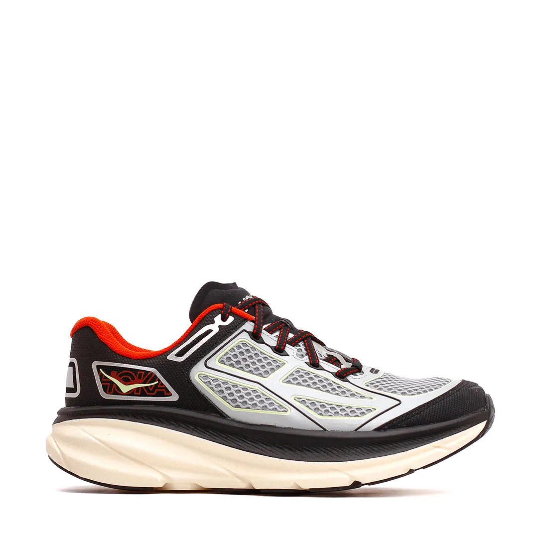 running shoes for senior men high - top design Hoka One One Unisex Clifton One9 Habanero Black 1155370-HBN