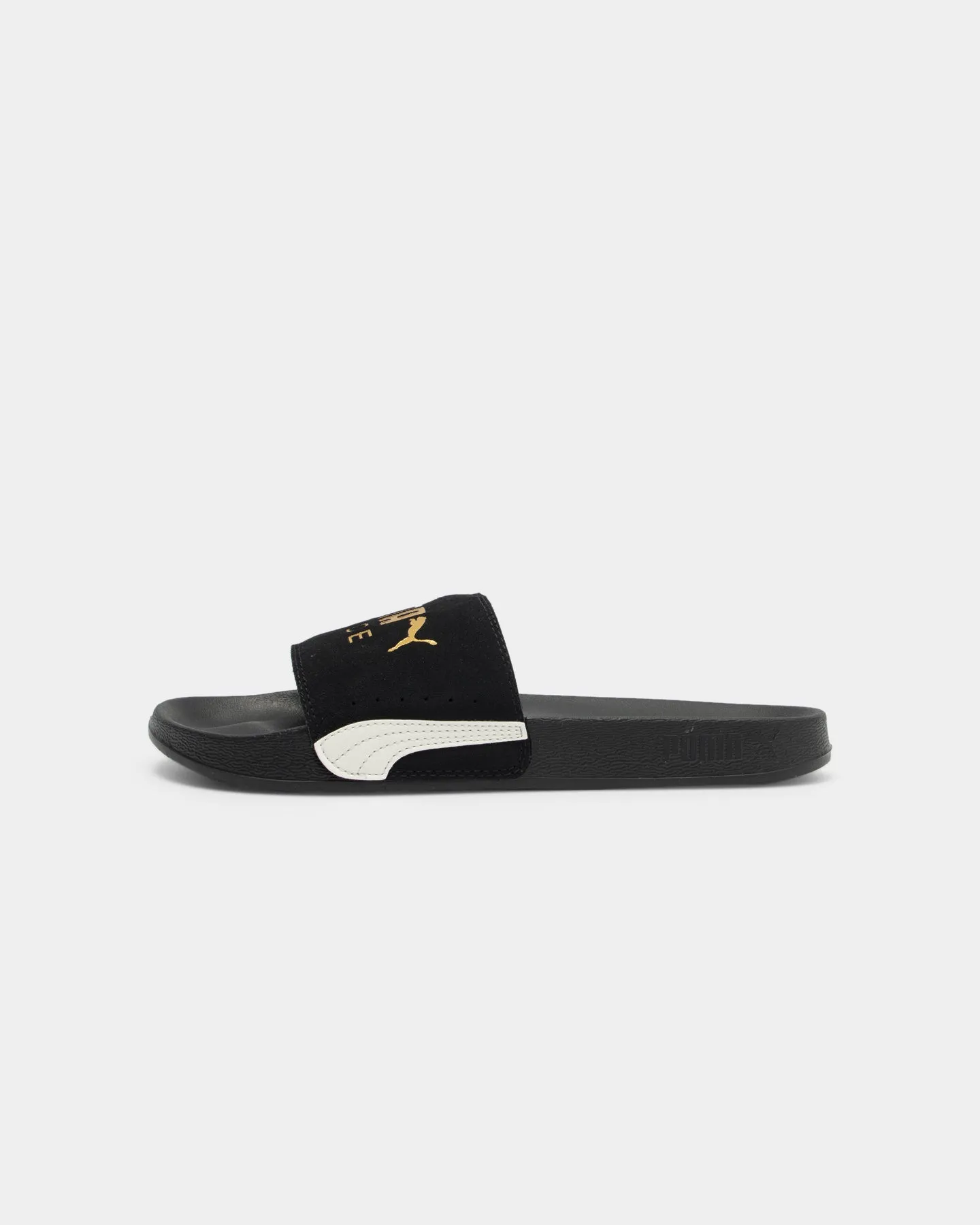 Spring Bloom Mid Top Puma Leadcat FTR Suede Classic Slide Black Suede