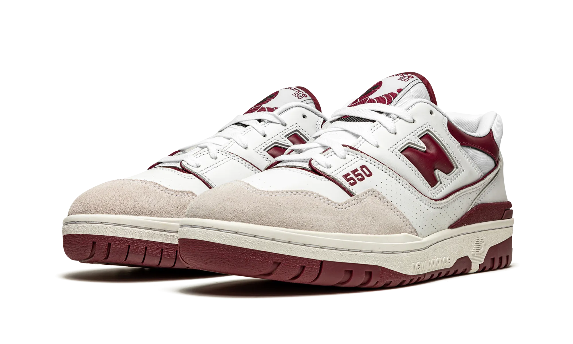 550 "Burgundy" rough - surface proof running in fun runs shoes