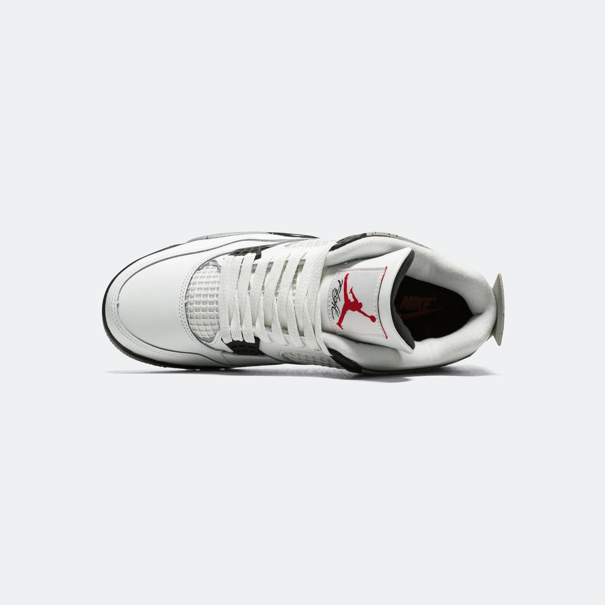 Air Jordan 4 Retro - Summit White/Fire Red-Tech Grey-Black Fashion-forward flair