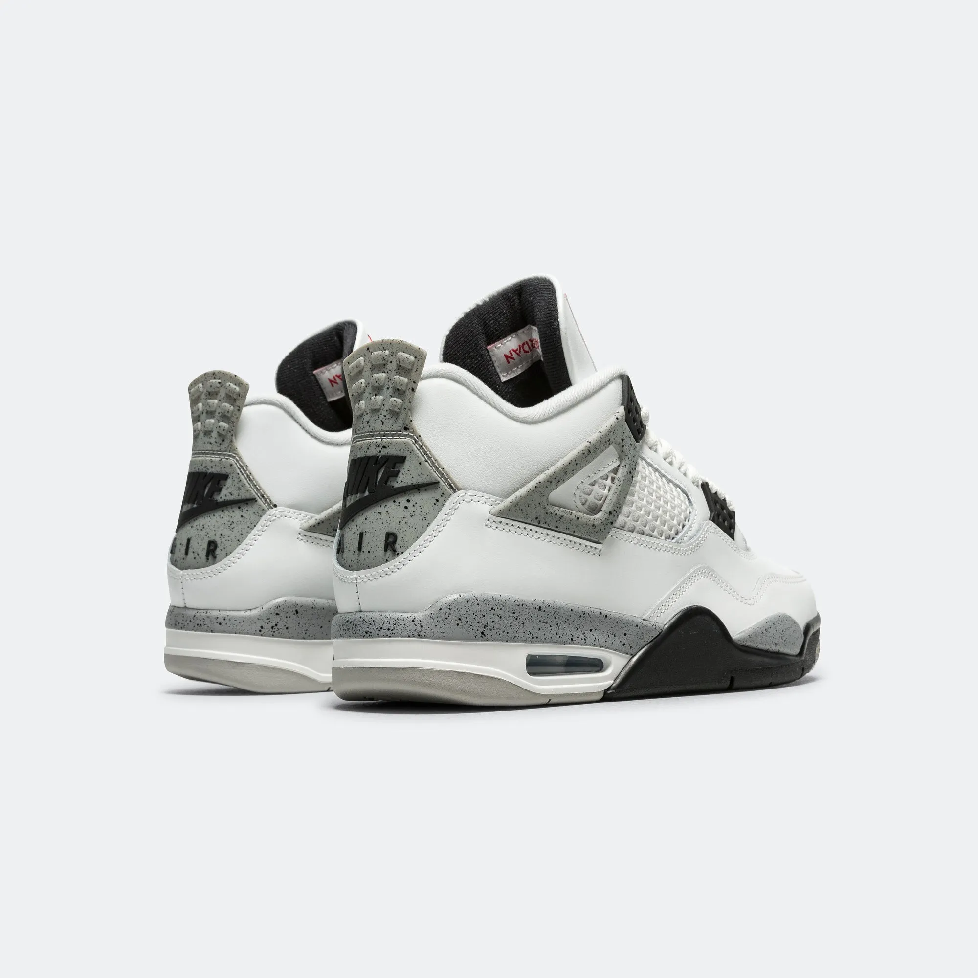 Vertical Flex Channel Air Jordan 4 Retro - Summit White/Fire Red-Tech Grey-Black