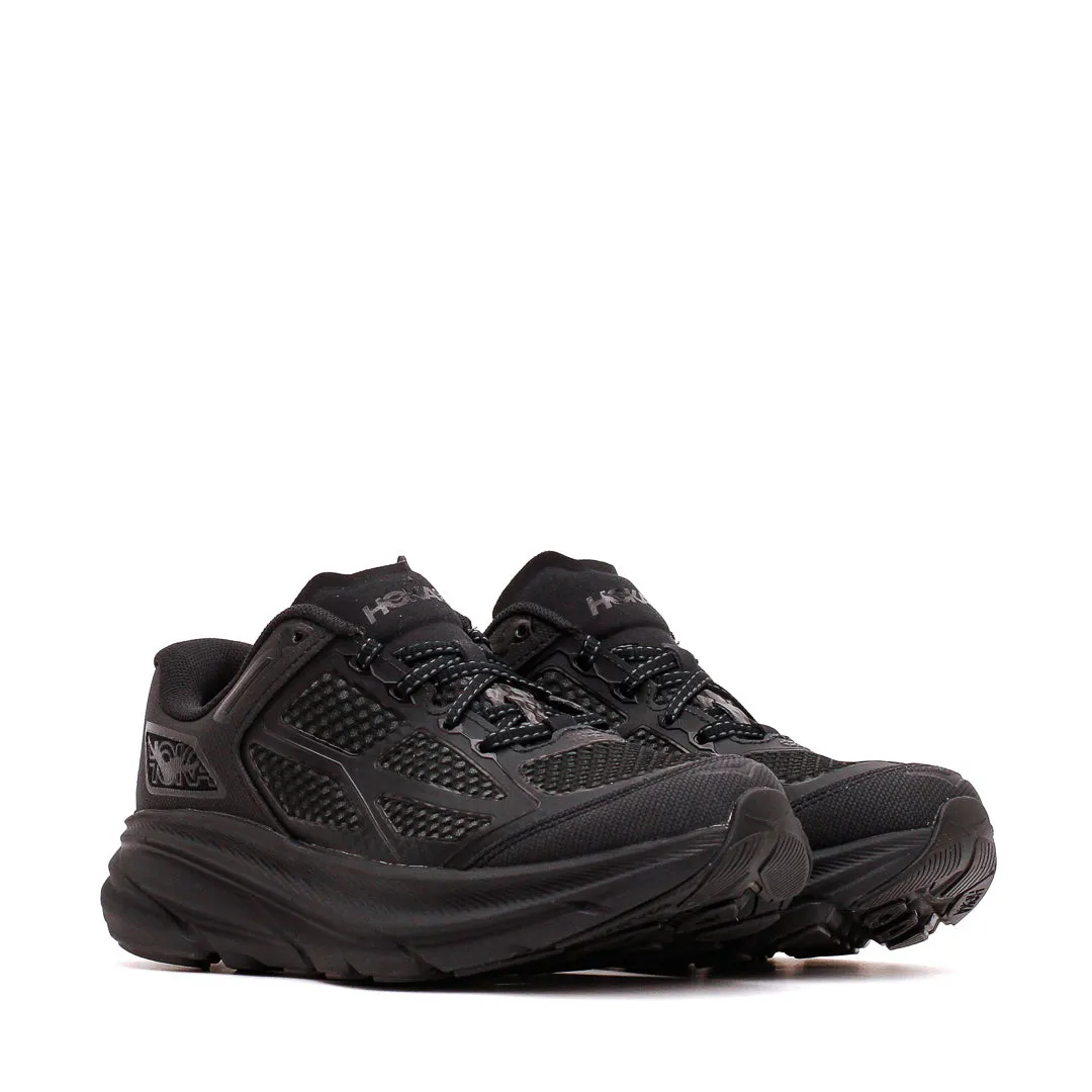 Hoka One One Men Clifton 9 Carbon Black 1155370-BBNB Stripe High Flexibility