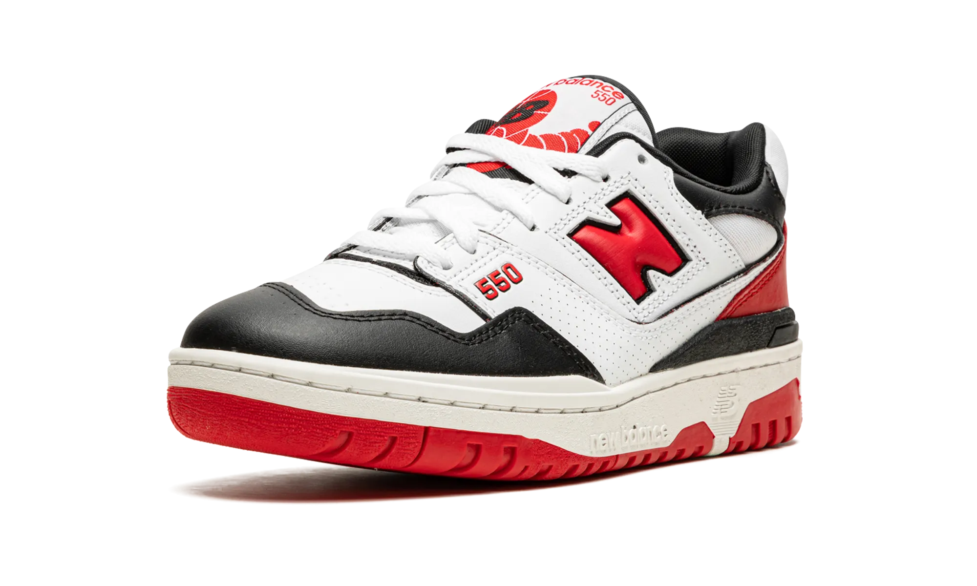 Knee - support 550 "White / Red / Black"