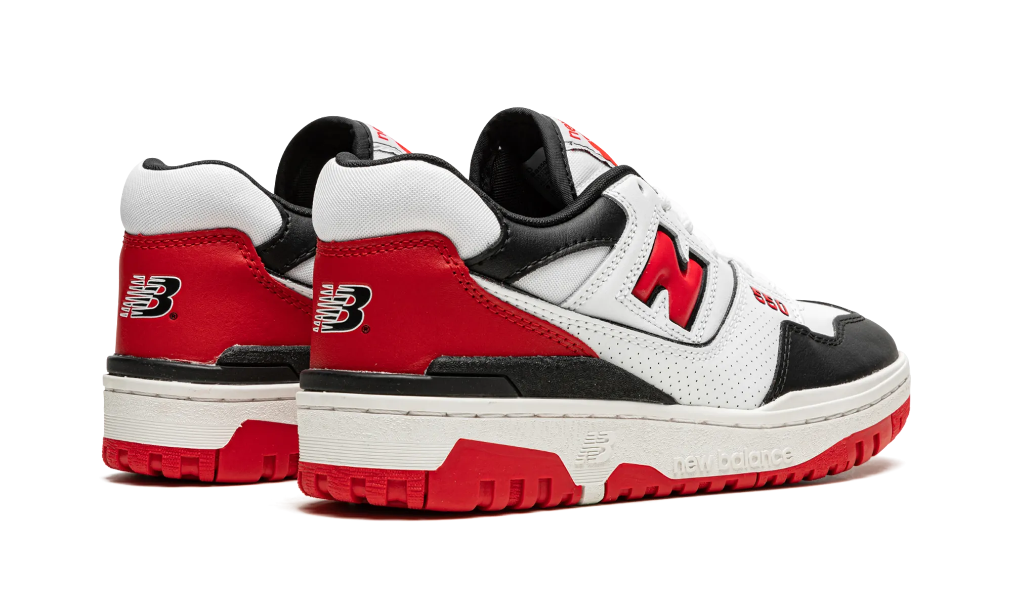 550 "White / Red / Black" hook - and - loop