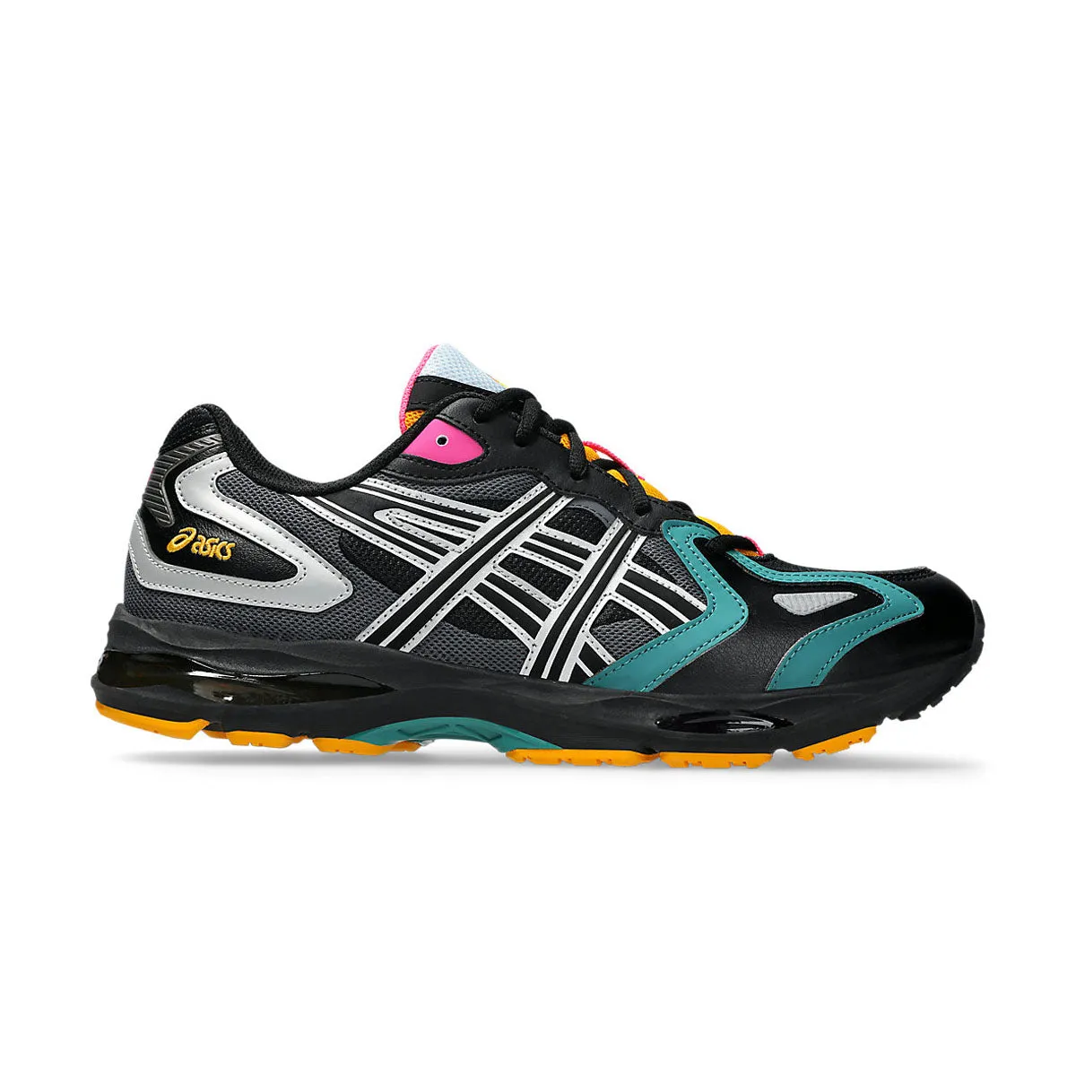 GEL-K1011 'Black Pure Silver' Space Vibe synthetic leather