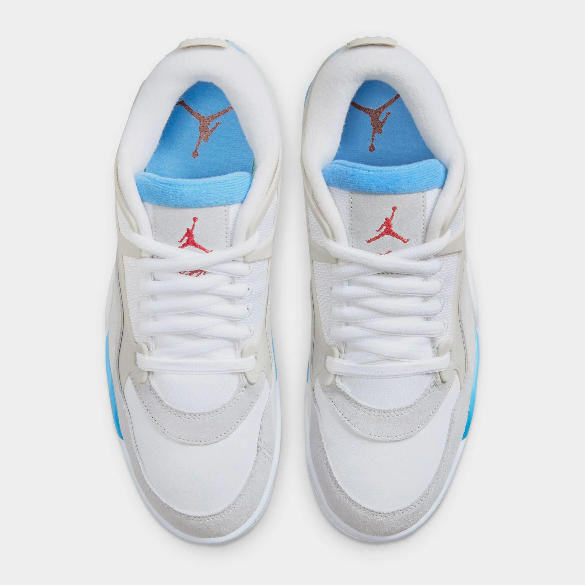 Soft Touch Red Hot Jordan 4 RM White / Neutral Grey