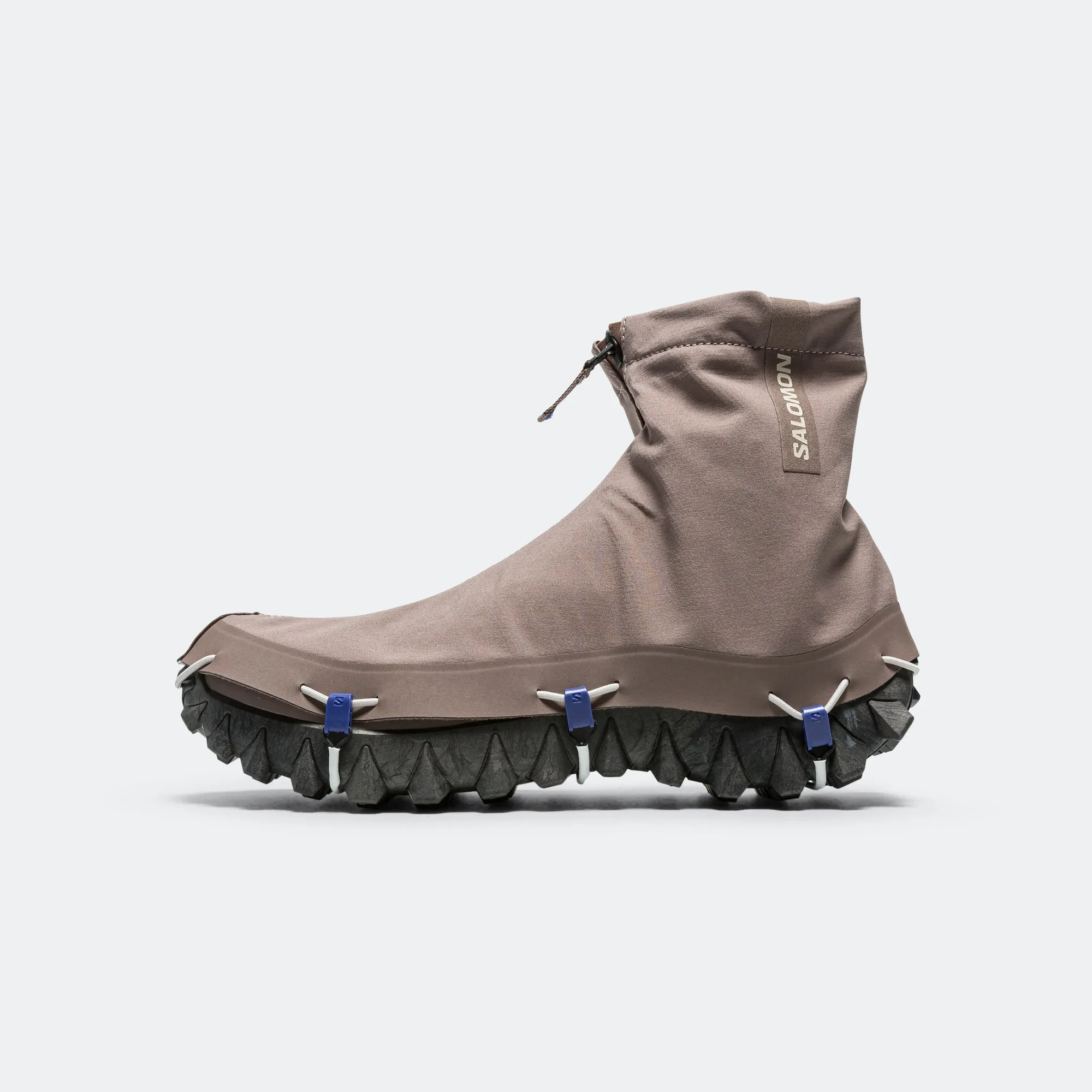 perforated Snowclog Advanced - Iron/Silver Cloud-Clematis Blue