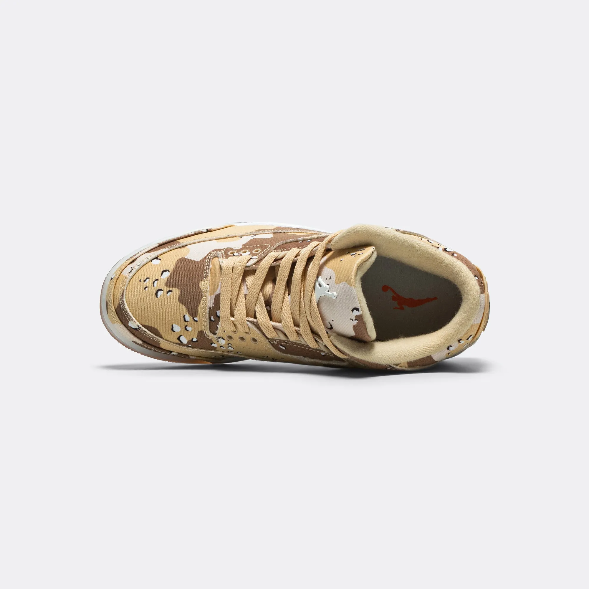 Womens Air Jordan 3 Tex - Dk Driftwood/Sail-Hemp Travel Companion ReflectiveDetails