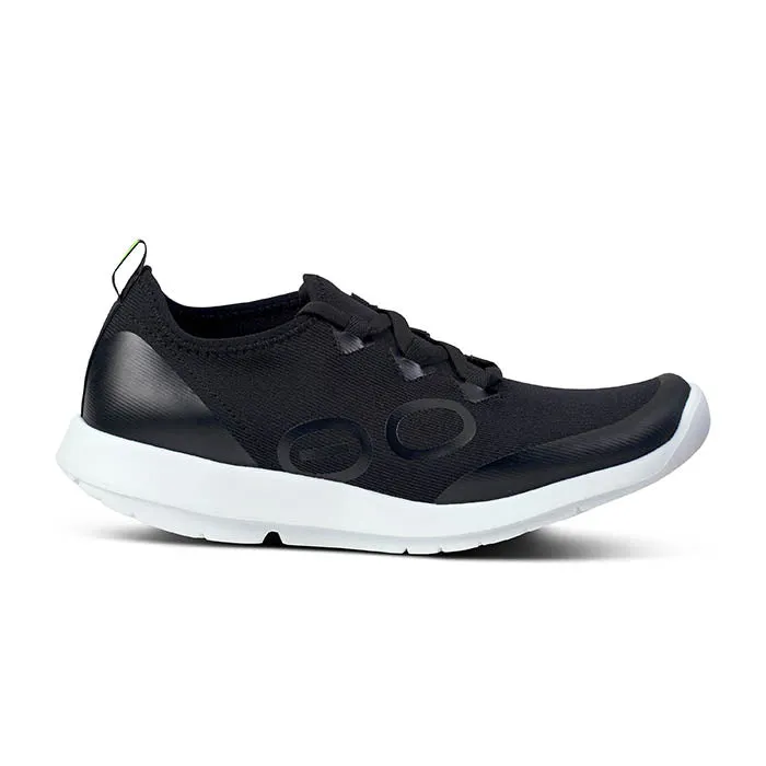 Womens Oofos Oomg Sport LS in Black Fast Go