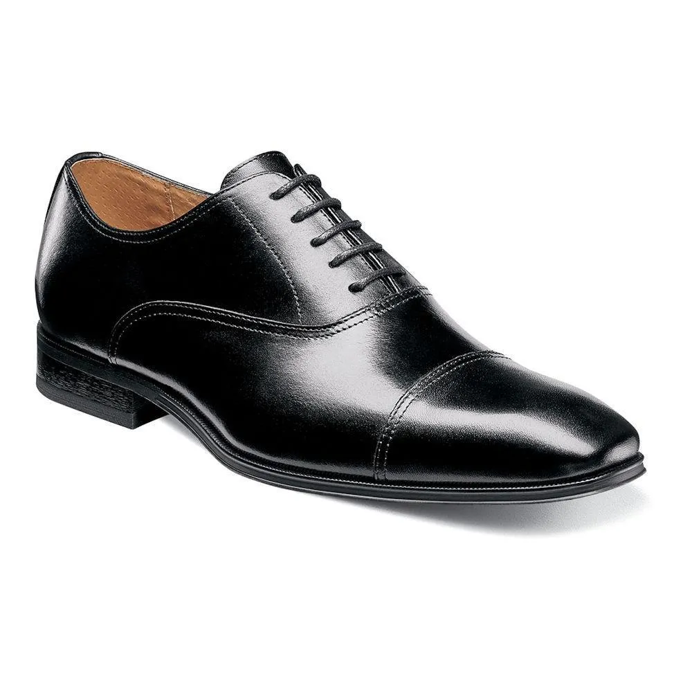 Soft Flex Florsheim Men's Corbetta Cap Toe Oxford Black