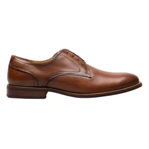 Florsheim Men's Rucci Plain Oxford Cognac Leather Sport Shade Velvet Grain