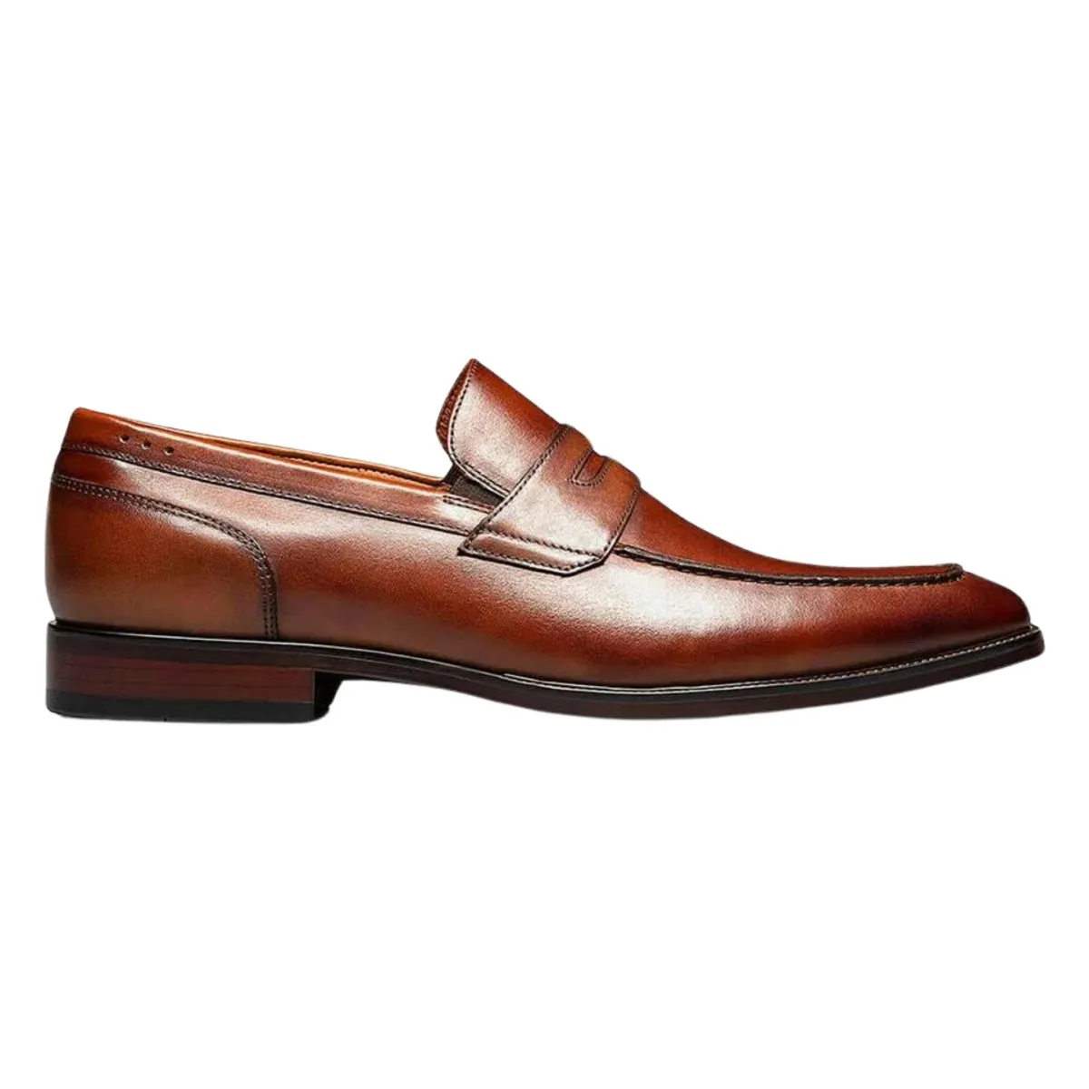 Florsheim Men's Sorrento Moc Toe Penny Cognac Photo Ready