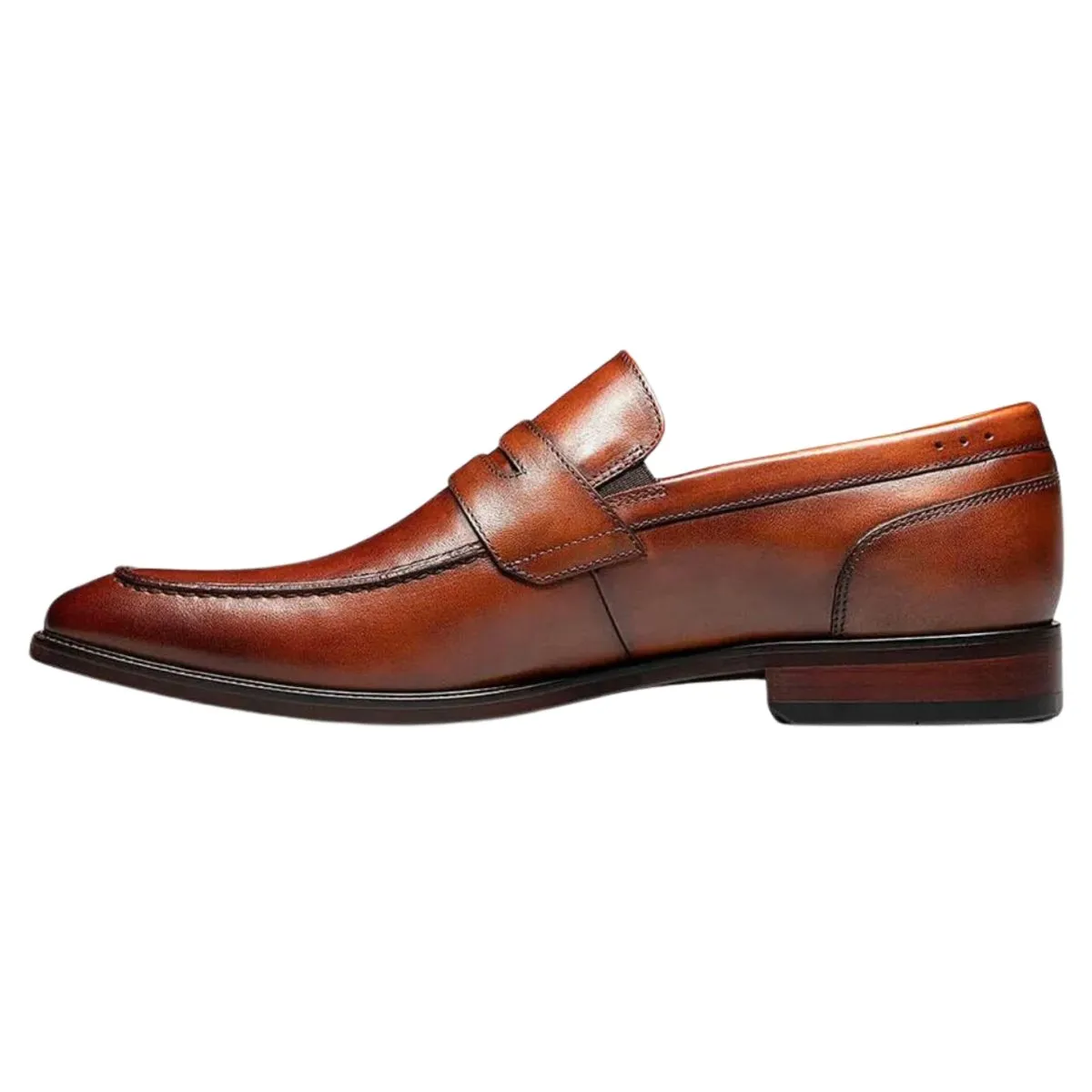 Florsheim Men's Sorrento Moc Toe Penny Cognac Orthopedic Support Legacy Style
