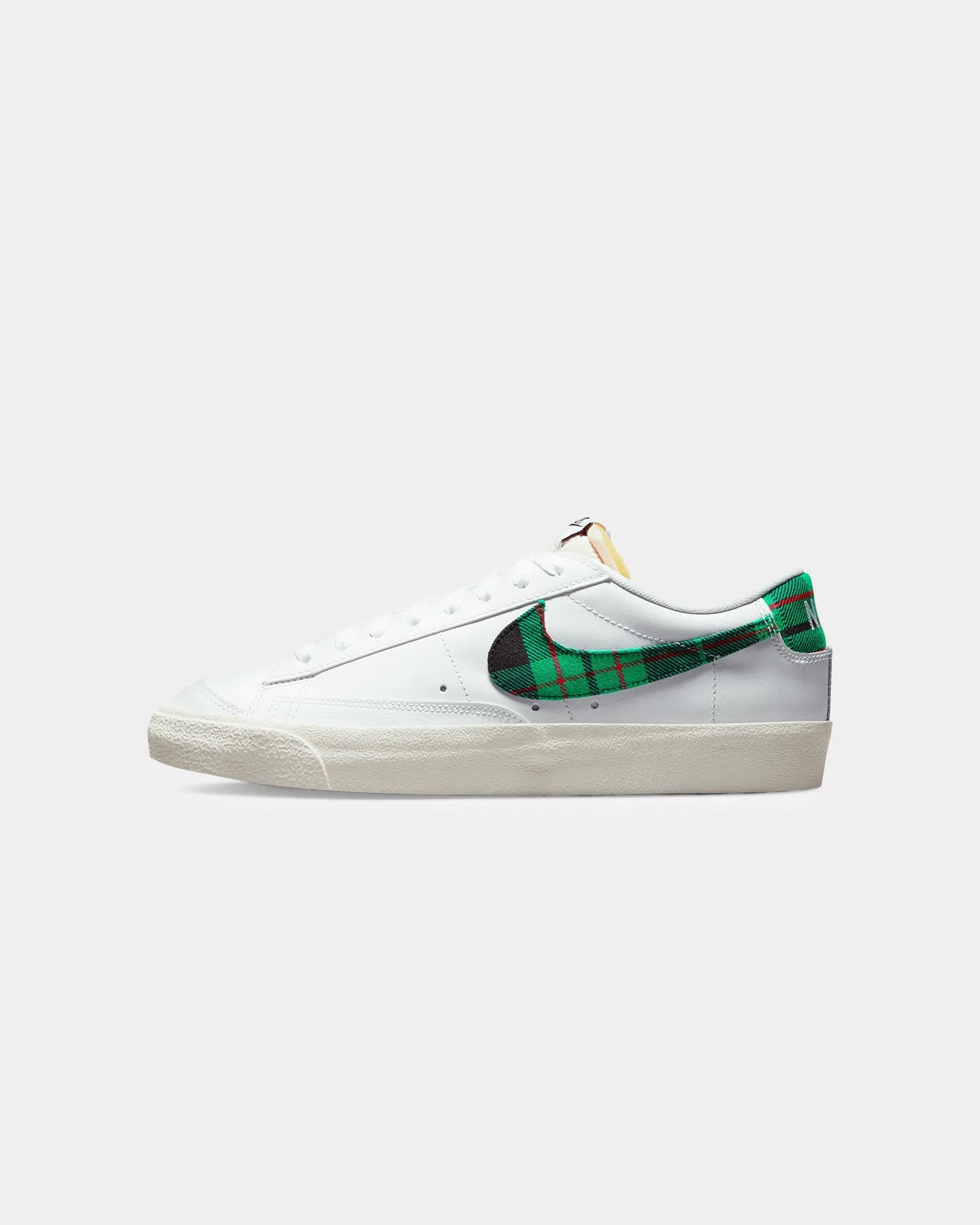 Stage Glow Marathon Fit Nike Blazer Low '77 Premium "Tartan" White/Stadium Green
