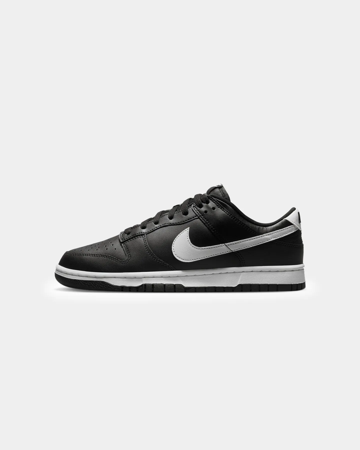 Eva Midsole Street Fit Nike Dunk Low Retro "Black Panda" Black/White