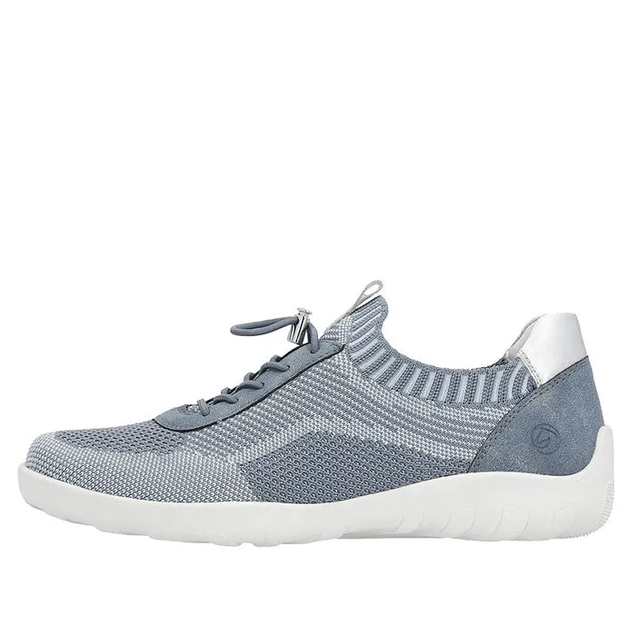 Fashion Appeal Smart Footwear Womens Remonte Liv 18 in Jeans-Ciel/Adria/Silver